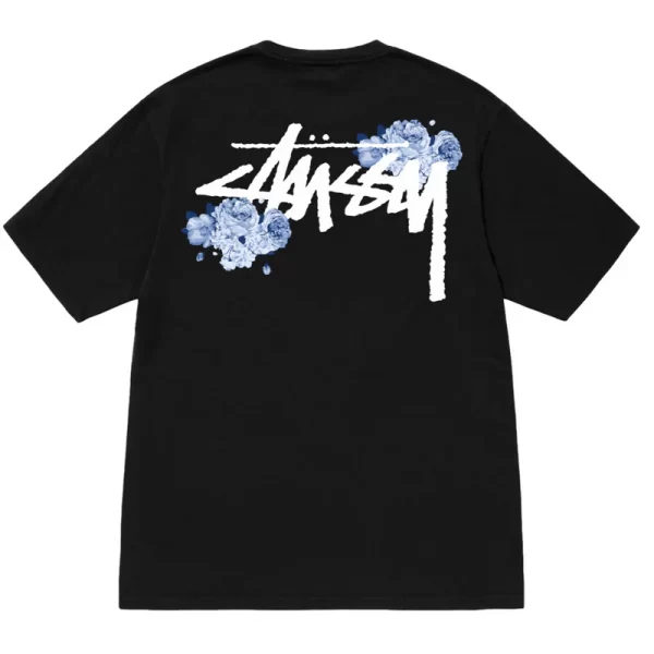 Stussy Floral Blue Snow T-Shirt - Hình ảnh 5