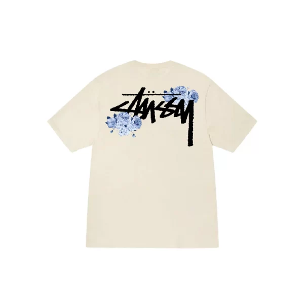 Stussy Floral Blue Snow T-Shirt - Hình ảnh 2