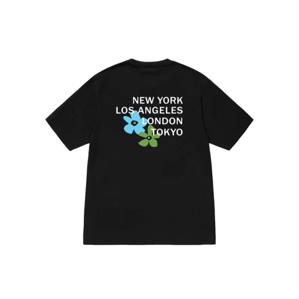 Stussy Floral City Flowers T-Shirt - Hình ảnh 7