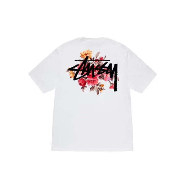 Stussy Floral Colorful T-Shirt - Hình ảnh 5