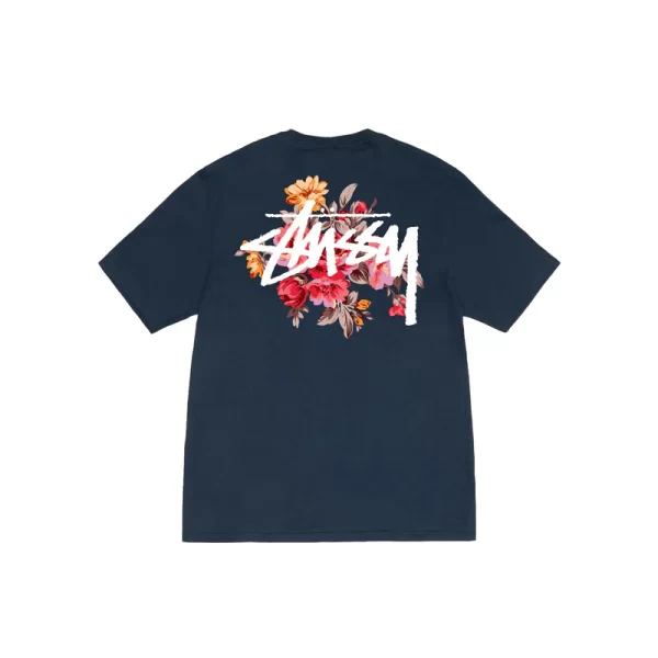 Stussy Floral Colorful T-Shirt - Hình ảnh 2