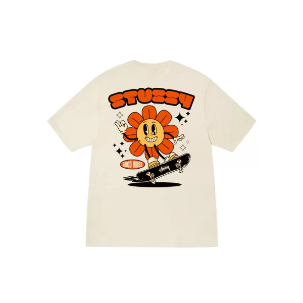 Stussy Floral Good Vibe T-Shirt - Hình ảnh 9