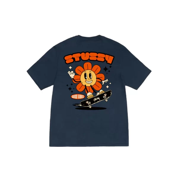 Stussy Floral Good Vibe T-Shirt - Hình ảnh 5