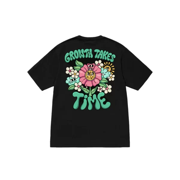 Stussy Floral Growth Takes Time T-Shirt