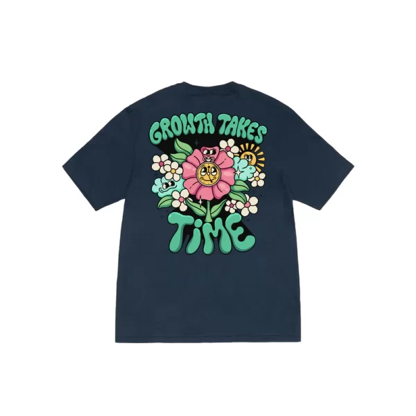 Stussy Floral Growth Takes Time T-Shirt - Hình ảnh 5