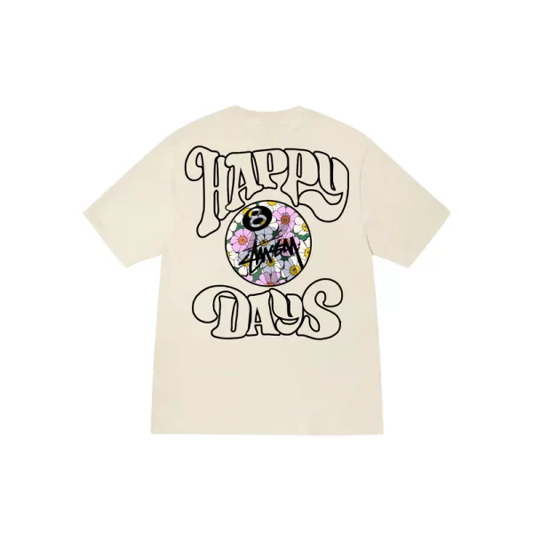 Stussy Floral Happy Days T-Shirt - Hình ảnh 5
