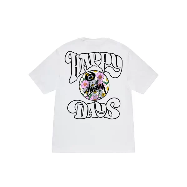 Stussy Floral Happy Days T-Shirt - Hình ảnh 2