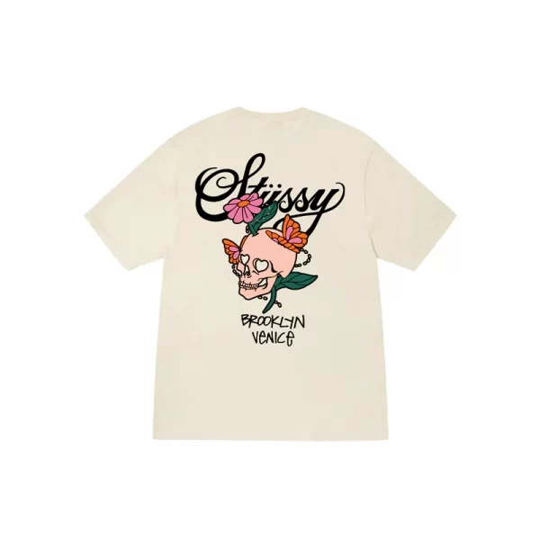 Stussy Floral Heaven Hell T-Shirt - Hình ảnh 9