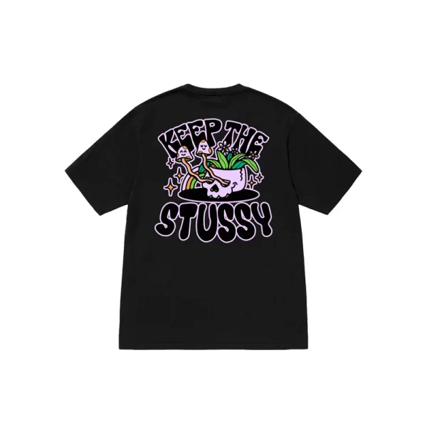 Stussy Floral Keep the Stussy T-Shirt - Hình ảnh 4