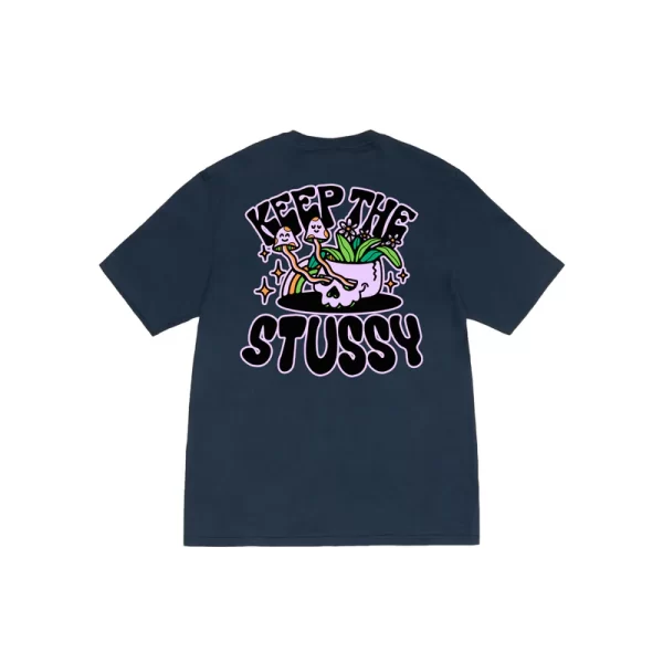 Stussy Floral Keep the Stussy T-Shirt - Hình ảnh 3
