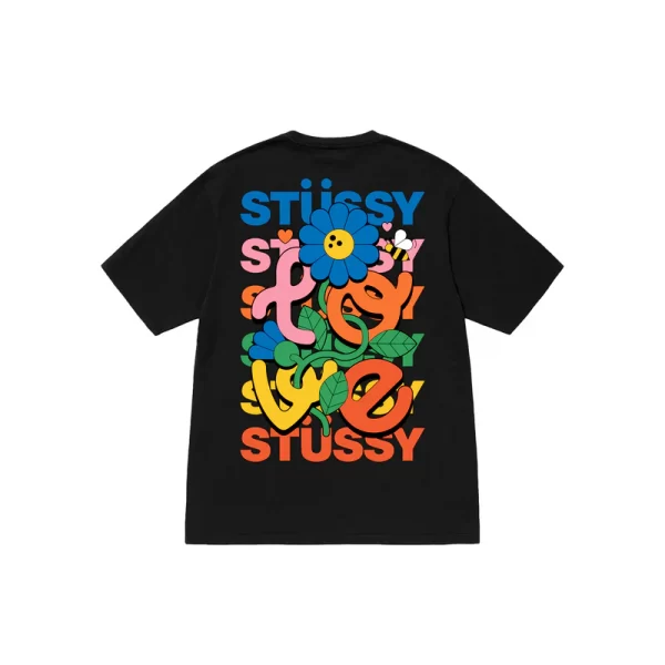 Stussy Floral LOVE T-Shirt - Hình ảnh 8