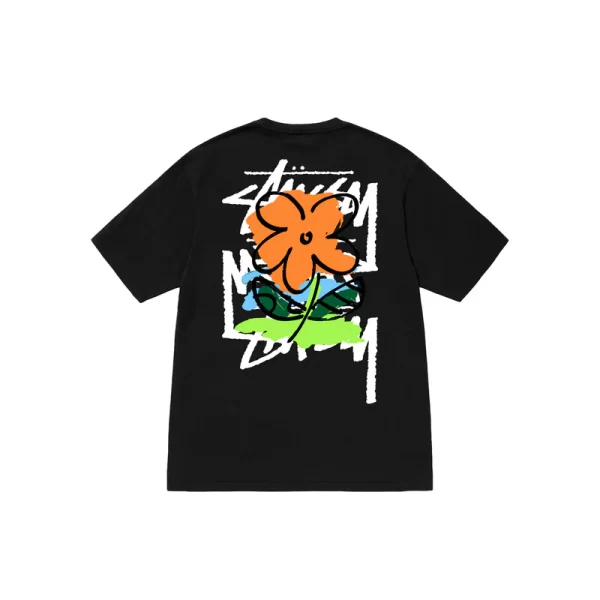 Stussy Floral Painting T-Shirt - Hình ảnh 4
