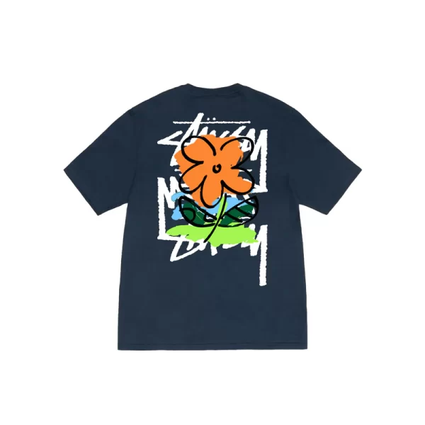 Stussy Floral Painting T-Shirt - Hình ảnh 3