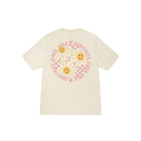Stussy Floral Pink Positivity T-Shirt - Hình ảnh 9