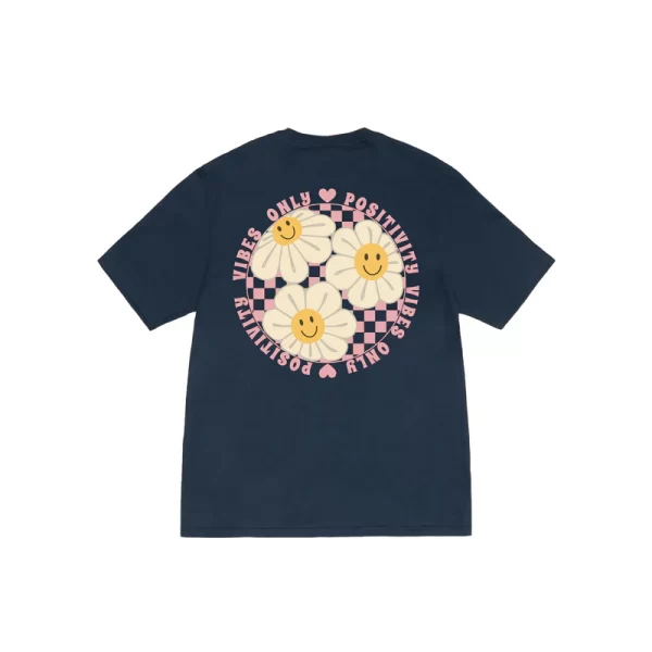 Stussy Floral Pink Positivity T-Shirt - Hình ảnh 5