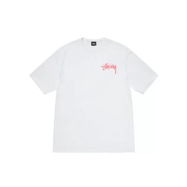 Stussy Floral Pink Rose T-Shirt - Hình ảnh 3