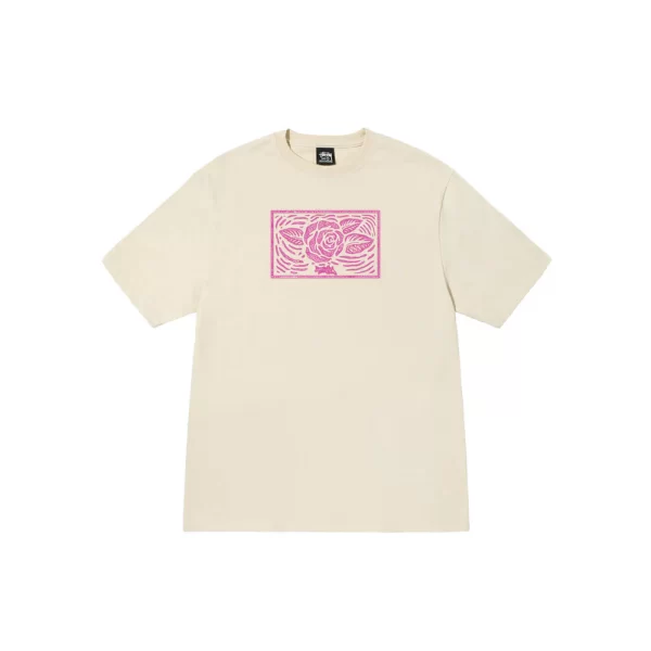 Stussy Floral Purple T-Shirt