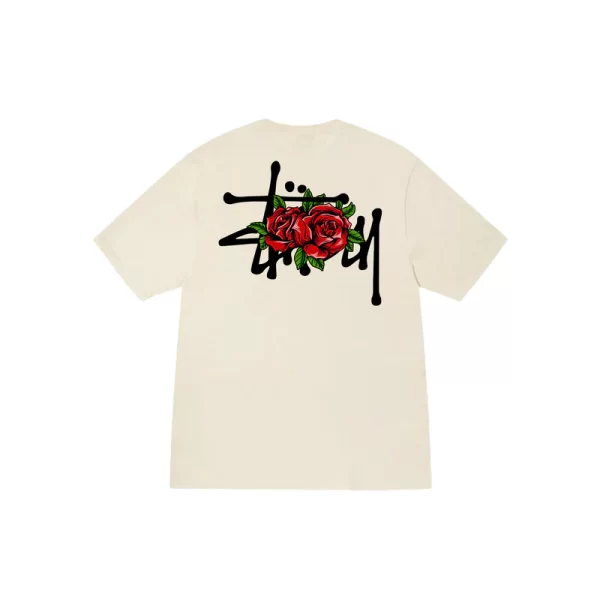 Stussy Floral Rose T-Shirt - Hình ảnh 9