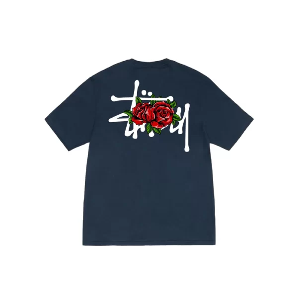 Stussy Floral Rose T-Shirt - Hình ảnh 5