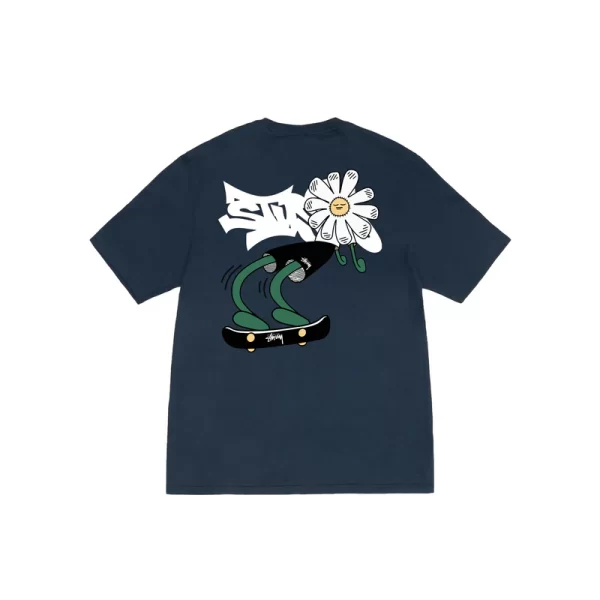 Stussy Floral Skate T-Shirt - Hình ảnh 5