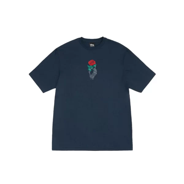 Stussy Floral Skeleton T-Shirt - Hình ảnh 4