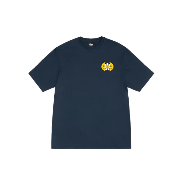 Stussy Floral Smiling Face T-Shirt - Hình ảnh 4