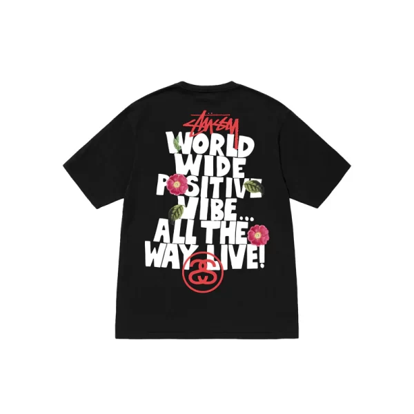 Stussy Floral World Wide T-Shirt