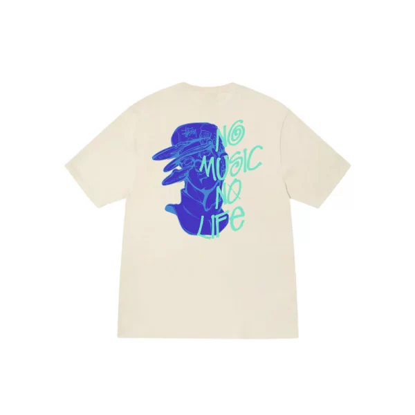 Stussy No Music No Life T-Shirt - Hình ảnh 5