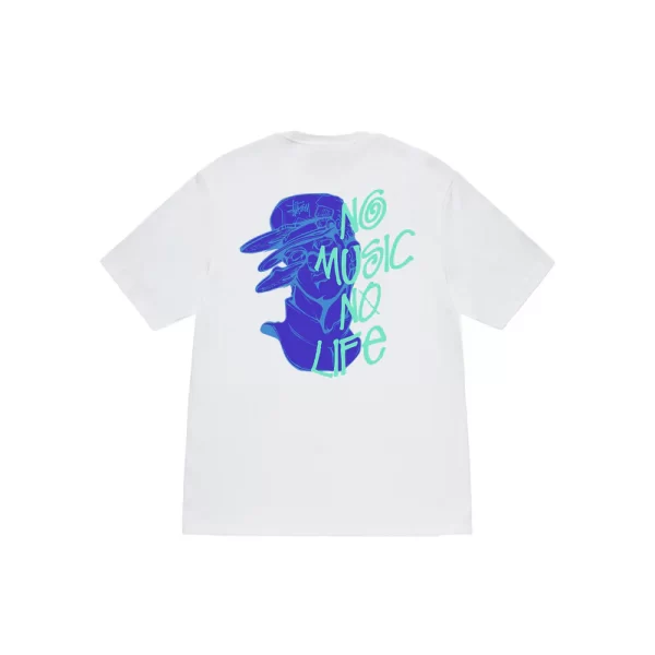 Stussy No Music No Life T-Shirt - Hình ảnh 2