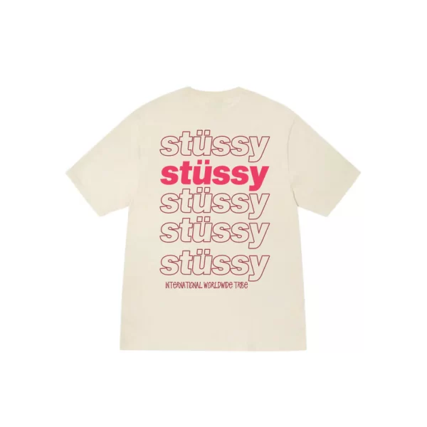 Stussy Pink T-Shirt - Hình ảnh 3