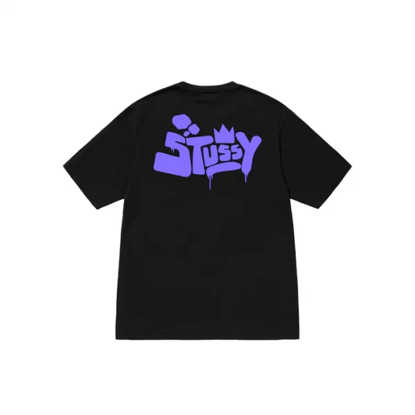 Stussy Purple Smoke T-Shirt - Hình ảnh 4