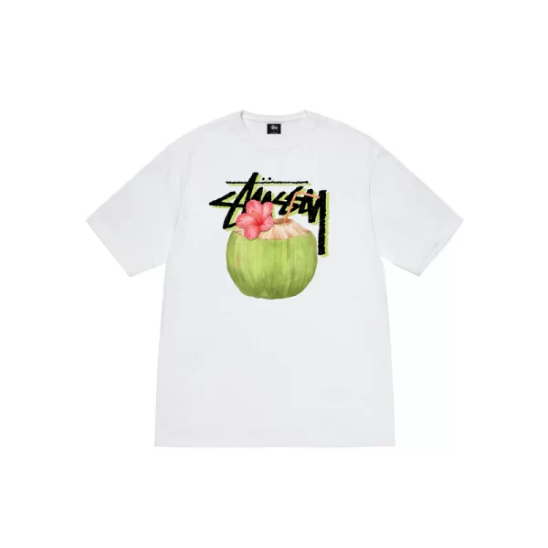 Stüssy Tropical CoconutJuicy Peach T-Shirt - Hình ảnh 3