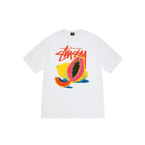 Stussy Tropical Papaya Drip T-Shirt - Hình ảnh 2