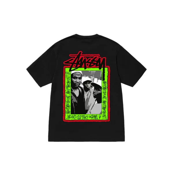 Stussy x A Tribe Called Quest Crewneck Draw T-Shirt