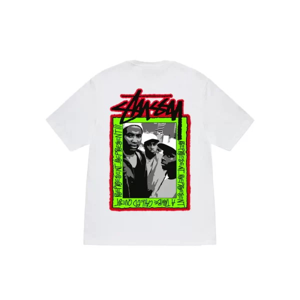 Stussy x A Tribe Called Quest Crewneck Draw T-Shirt - Hình ảnh 2